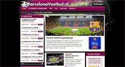 Desktop Screenshot of barcelonavoetbal.nl